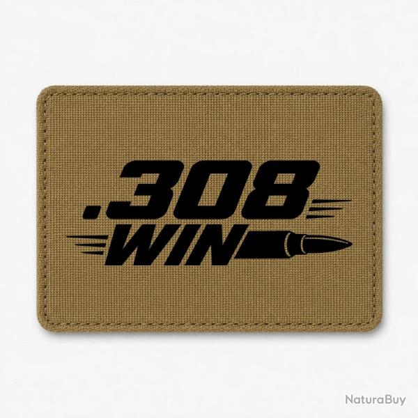 Patch Tir Sportif - .308 Win - Cartouche - Coyote / Noir