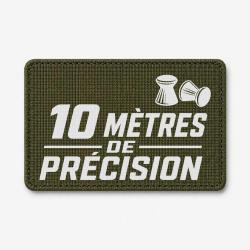 Patch Tir Sportif - 10 m de pr&eacute;cision - Olive / Blanc