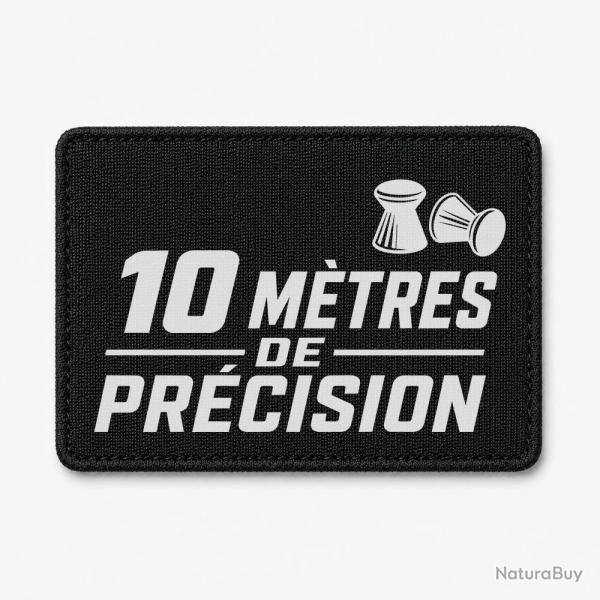 Patch Tir Sportif - 10 m de pr�cision - Noir / Blanc