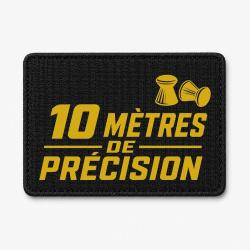 Patch Tir Sportif - 10 m de pr&eacute;cision - Noir / Orange
