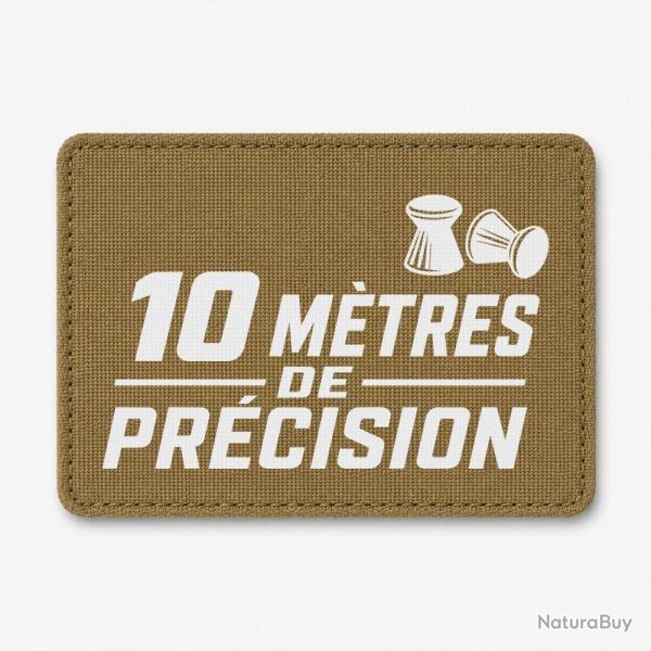 Patch Tir Sportif - 10 m de pr�cision - Coyote / Blanc