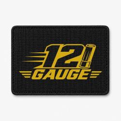 Patch Tir Sportif - 12 Gauge - Cartouche - Noir / Orange