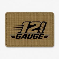 Patch Tir Sportif - 12 Gauge - Cartouche - Coyote / Noir
