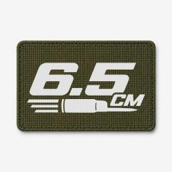 Patch Tir Sportif - 6.5 CM - Typographie - Olive / Blanc