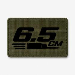 Patch Tir Sportif - 6.5 CM - Typographie - Olive / Noir