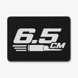 Patch Tir Sportif - 6.5 CM - Typographie - Noir / Blanc