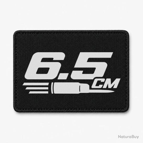 Patch Tir Sportif - 6.5 CM - Typographie - Noir / Blanc