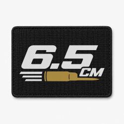 Patch Tir Sportif - 6.5 CM - Typographie - Noir / Orange