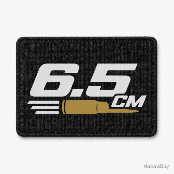 Patch Tir Sportif - 6.5 CM - Typographie - Noir / Orange
