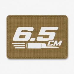 Patch Tir Sportif - 6.5 CM - Typographie - Coyote / Blanc