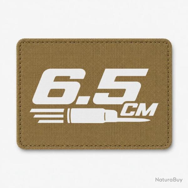 Patch Tir Sportif - 6.5 CM - Typographie - Coyote / Blanc