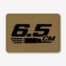 Patch Tir Sportif - 6.5 CM - Typographie - Coyote / Noir