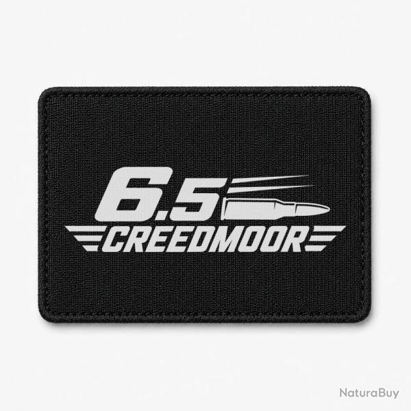 Patch Tir Sportif - 6.5 Creedmoor - Cartouche - Noir / Blanc