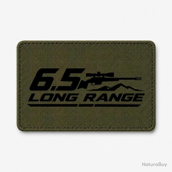Patch Tir Sportif - 6.5 Long Range - Carabine et montagne - Olive / Noir