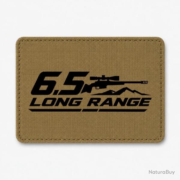 Patch Tir Sportif - 6.5 Long Range - Carabine et montagne - Coyote / Noir