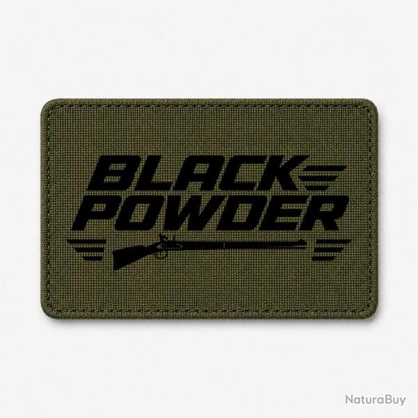 Patch Tir Sportif - Black Powder - Fusil � silex - Olive / Noir