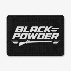 Patch Tir Sportif - Black Powder - Fusil &agrave; silex - Noir / Blanc