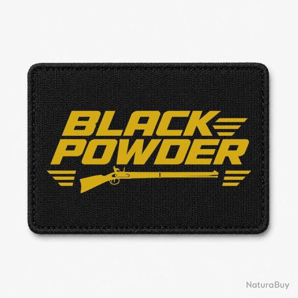 Patch Tir Sportif - Black Powder - Fusil � silex - Noir / Orange