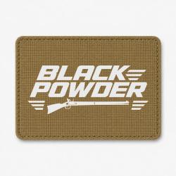 Patch Tir Sportif - Black Powder - Fusil &agrave; silex - Coyote / Blanc