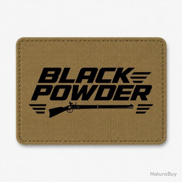 Patch Tir Sportif - Black Powder - Fusil � silex - Coyote / Noir