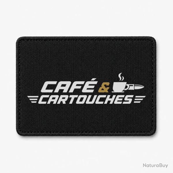 Patch Tir Sportif - Caf� et cartouches - Noir / Orange