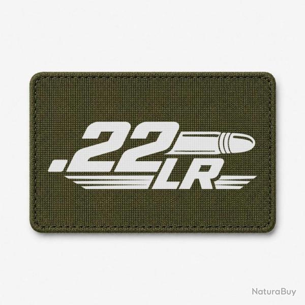 Patch Tir Sportif - Calibre .22 LR - Olive / Blanc