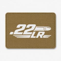 Patch Tir Sportif - Calibre .22 LR - Coyote / Blanc