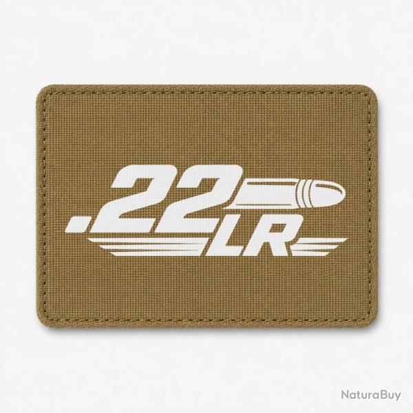 Patch Tir Sportif - Calibre .22 LR - Coyote / Blanc