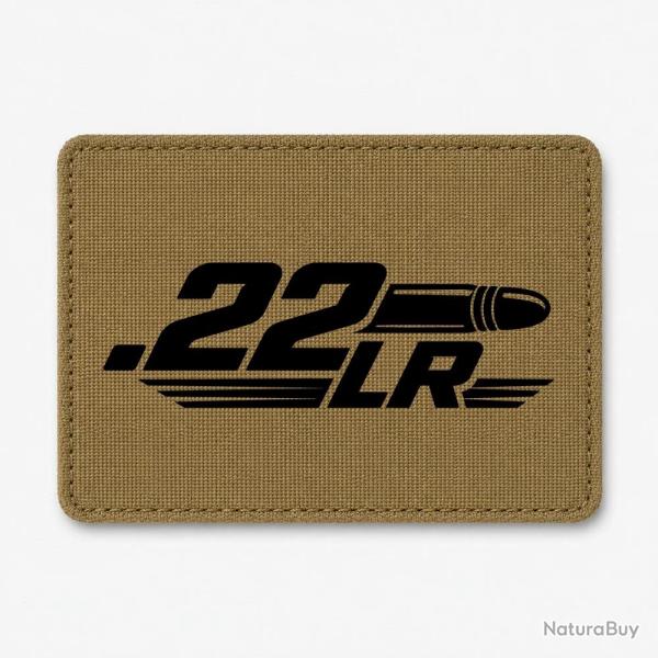 Patch Tir Sportif - Calibre .22 LR - Coyote / Noir