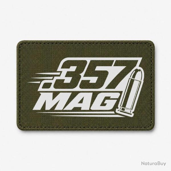 Patch Tir Sportif - Calibre .357 Mag - Olive / Blanc