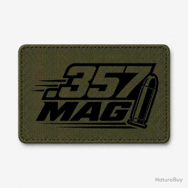 Patch Tir Sportif - Calibre .357 Mag - Olive / Noir