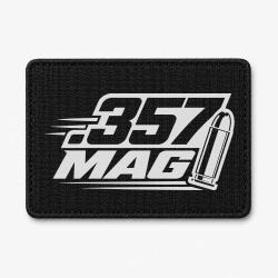 Patch Tir Sportif - Calibre .357 Mag - Noir / Blanc