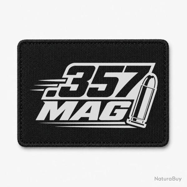 Patch Tir Sportif - Calibre .357 Mag - Noir / Blanc