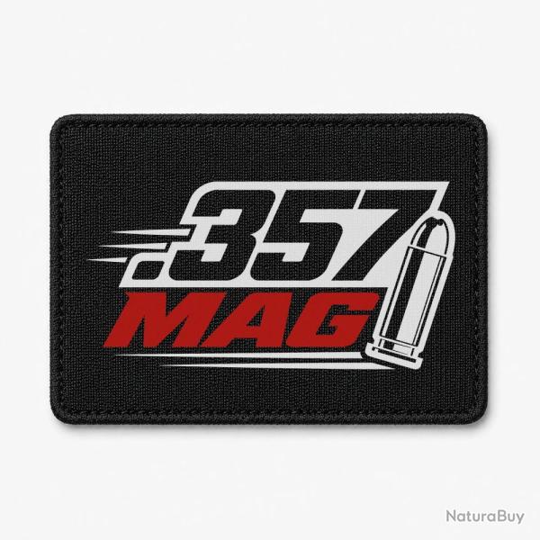 Patch Tir Sportif - Calibre .357 Mag - Noir / Orange