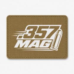 Patch Tir Sportif - Calibre .357 Mag - Coyote / Blanc