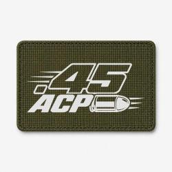 Patch Tir Sportif - Calibre .45 ACP - Olive / Blanc