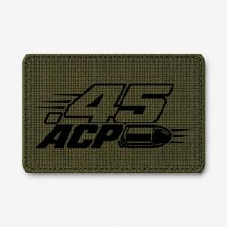 Patch Tir Sportif - Calibre .45 ACP - Olive / Noir