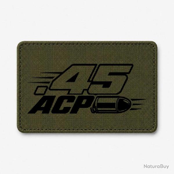 Patch Tir Sportif - Calibre .45 ACP - Olive / Noir