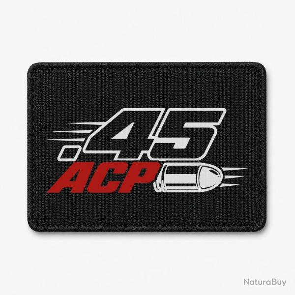 Patch Tir Sportif - Calibre .45 ACP - Noir / Orange
