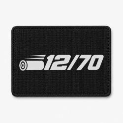 Patch Tir Sportif - Calibre 12 - 12-70 - Noir / Blanc