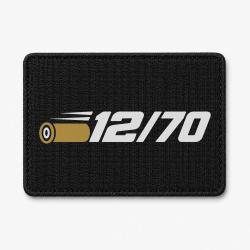 Patch Tir Sportif - Calibre 12 - 12-70 - Noir / Orange