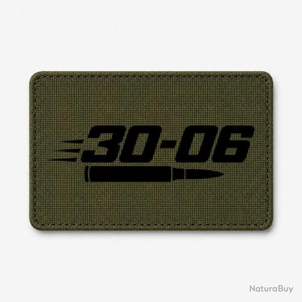 Patch Tir Sportif - Calibre 30-06 - Olive / Noir