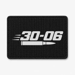 Patch Tir Sportif - Calibre 30-06 - Noir / Blanc