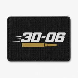 Patch Tir Sportif - Calibre 30-06 - Noir / Orange