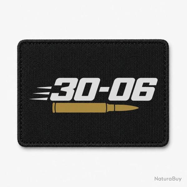 Patch Tir Sportif - Calibre 30-06 - Noir / Orange