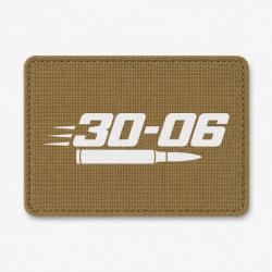 Patch Tir Sportif - Calibre 30-06 - Coyote / Blanc