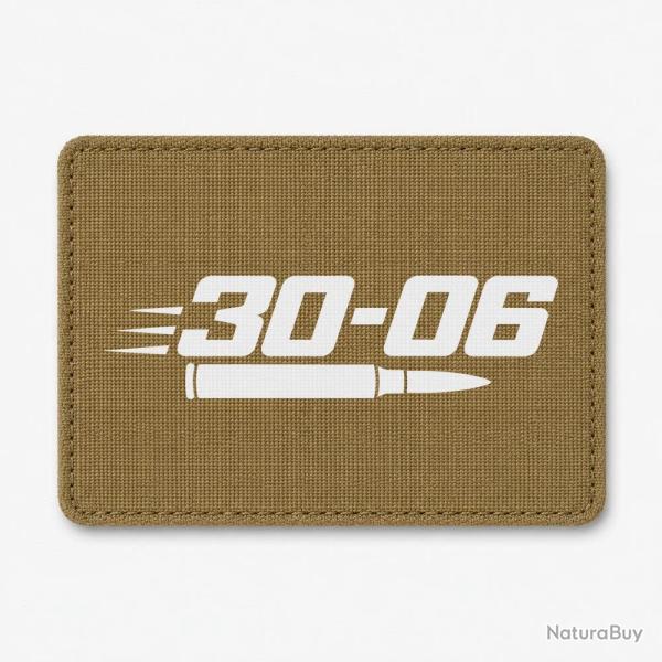 Patch Tir Sportif - Calibre 30-06 - Coyote / Blanc