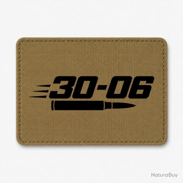 Patch Tir Sportif - Calibre 30-06 - Coyote / Noir