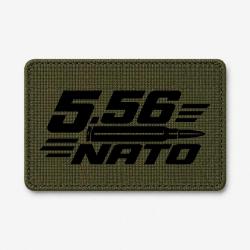 Patch Tir Sportif - Calibre 5.56 NATO - Olive / Noir