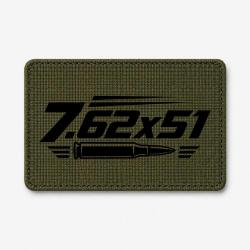 Patch Tir Sportif - Calibre 7.62&times;51 - Olive / Noir